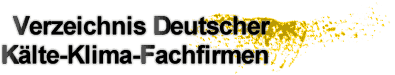 Verzeichnis Deutscher Kälte-Fach-Firmen